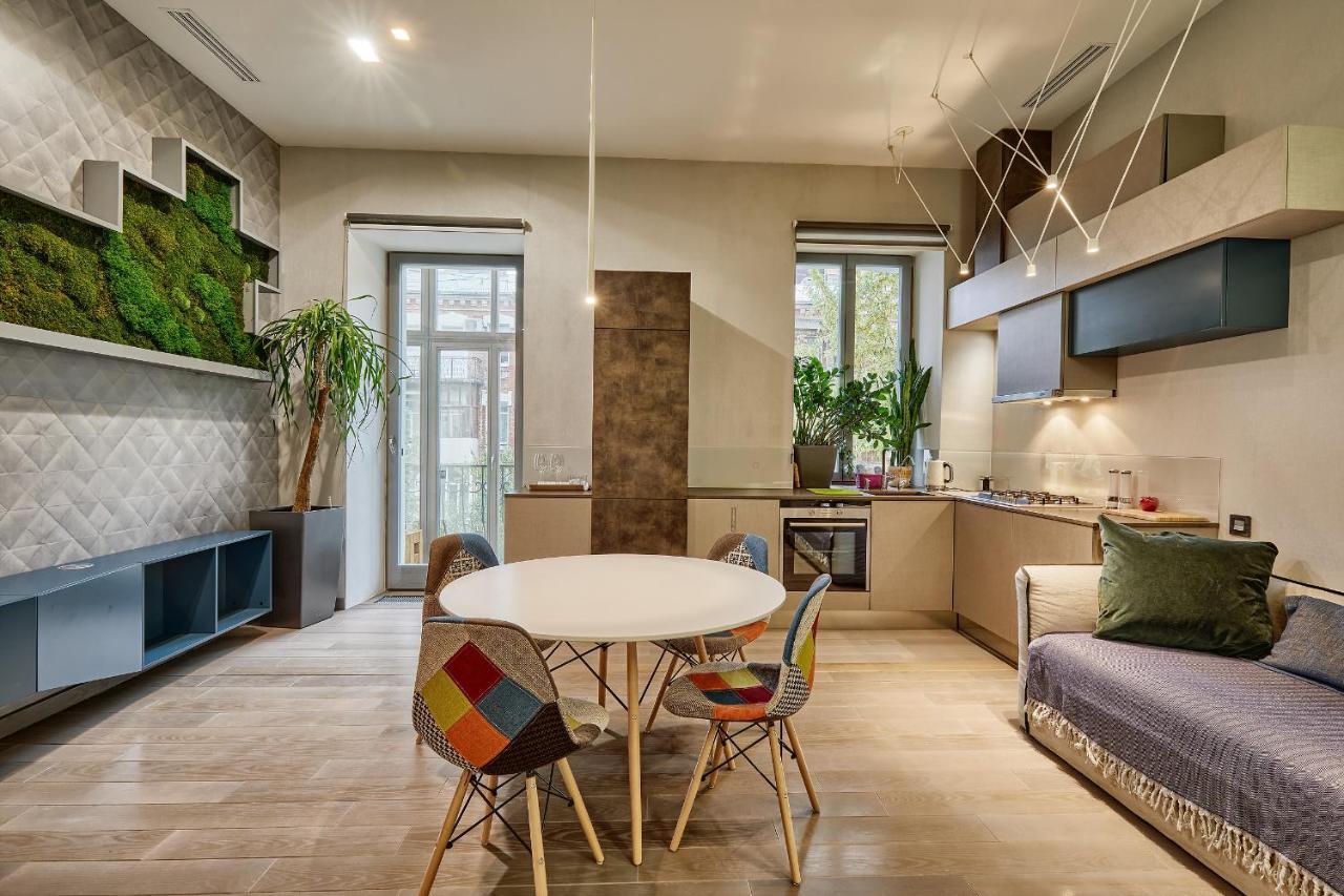 Saksaganskogo Centre Daire Kiev Dış mekan fotoğraf